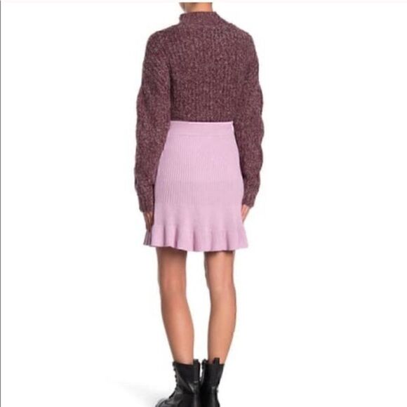 NEW $60 Free People Solid Gold Sweater Skirt - Picture 3 of 16